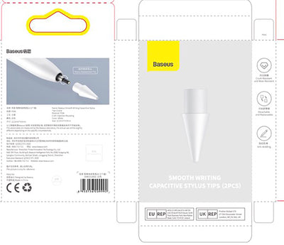 Baseus Smooth Writing Capacitive Stylus Tips 2pcs - White