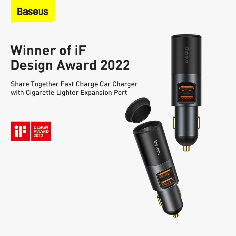 Baseus Share Together 120W 2 in 1 Car Charge